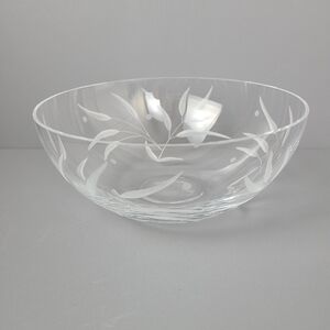 Lenox Opal Innocence Peony Etched Floral Bowl
